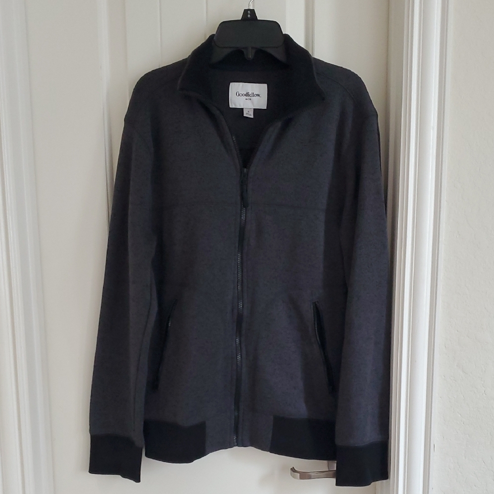 Goodfellow & Co. Men's Gray Full-Zip Jacket, size Small
